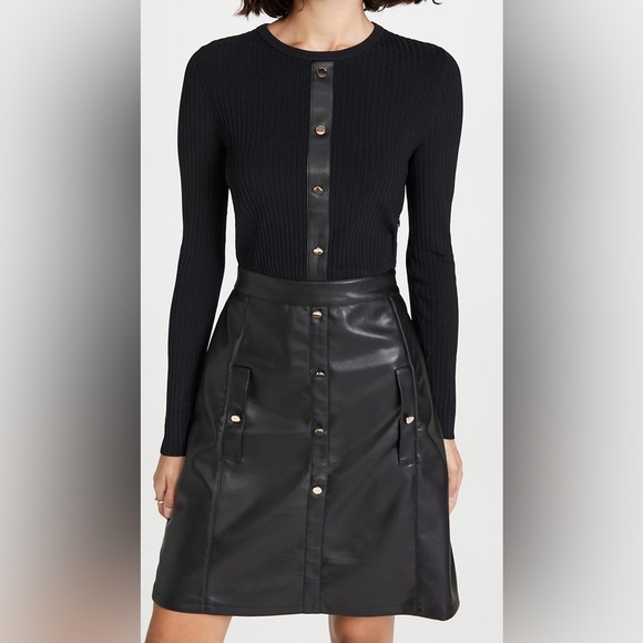 SHOSHANNA Brighton Mix Media Dress - Picture 1 of 7